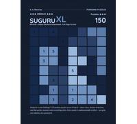 Suguru XL Puzzle Book - Medium 8×8: 150 Handcrafted Logic Puzzles - Full-Page Format - Vol. 1