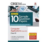 Suhasini Tiwari Cbse Board Exam 2023 I-Succeed 10 Sample Question P (Tascabile)