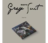 SUHO EXO 2° mini album [tuta grigia] Digipack Time Ver. CD + 28p libro + post...
