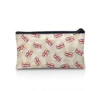 Suhoaziia Astuccio di grande capacità estetico per la scuola dei bambini portapenne portapenne, Bandiera britannica Union Jack, Astuccio per matite