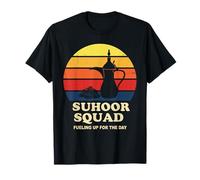 Suhoor Squad Si alimenta per Il Giorno Ramadan Digiuno Musulmano Maglietta