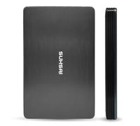 SUHSAI Disco rigido esterno 320 GB USB 3.0 leggero disco rigido per backup e archiviazione dati, disco rigido portatile da gioco, HDD con memoria avanzata per laptop da gioco, PC, Mac, desktop, grigio