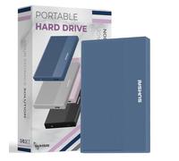 SUHSAI Disco Rigido Esterno da 1 TB HDD Backup Dati - Espansione di Memoria da 2,5" USB 3.0 Disco Rigido Portatile Compatibile con Mac, Desktop, PC, PS4, PS5 (Blu scuro)