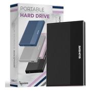 SUHSAI Disco Rigido Esterno da 250 GB HDD Backup Dati - Espansione di Memoria da 2,5" USB 3.0 Disco Rigido Portatile Compatibile con Mac, Desktop, PC, PS4, PS5 (Nero)