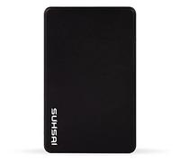 SUHSAI Disco rigido esterno da 320GB, HDD esterno portatile da 2,5", USB 3.0, unità di archiviazione e backup ultra sottile, compatibile con console di gioco, PC e Mac - Nero