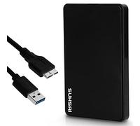 SUHSAI Hard disk esterno da 1 TB, HDD esterno portatile da 2,5", disco rigido USB 3.0, unità di archiviazione e backup ultra sottile, disco rigido USB compatibile con console di gioco, PC, Mac,