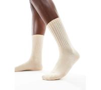 Sui Ava - Magda - Calzini alla caviglia beige traforati-Neutro No Size