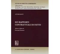 Sui rapporti contrattuali di fatto