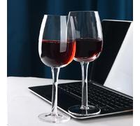 SUIBOZ Bicchieri di vetro mezzo cristallo, divertenti bicchieri da vino, bicchieri da vino rosso, bicchieri da vino bianco, bicchieri da vino bianco da 140 ml, bicchieri da vino creativi per, MKJH-9
