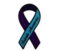 Suicide Awareness Ribbon Spilla Pin Salute Mentale Gioielli Accessori All-matched Abbigliamento Collare Banchetto Spilla Nastro Spille Per Le Donne