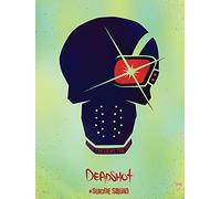 Suicide Squad Deadshot Skull 60 x 80 cm Stampa su Tela, Multicolore
