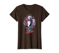 Suicide Squad Harley Quinn Bad Girl Maglietta, Donna, Marrone, XS