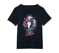 Suicide Squad Harley Quinn Bad Girl Maglietta, Donna Plus-Size, Nero, 3X