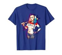Suicide Squad Harley Quinn Bubble Maglietta, Uomo, Blu Reale, S