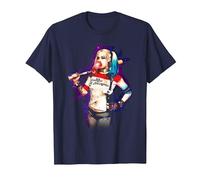 Suicide Squad Harley Quinn Bubble Maglietta, Uomo, Navy, S