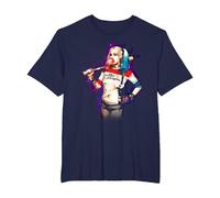Suicide Squad Harley Quinn Bubble Maglietta, Uomo Taglie Grandi, Navy, 3X Tall