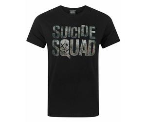 Suicide Squad Logo Uomini Piccolo T-shirt a maniche corte
