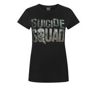 Suicide Squad - Maglietta con Logo - Donna (NS4608)