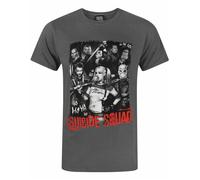 Suicide Squad Maglietta Gruppo Uomo (NS7309)