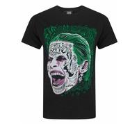 Suicide Squad Maglietta Joker Viso Uomo (NS7368)