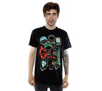 Suicide Squad Uomo Band Of Skulls Maglietta X-Large Nero