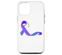 Suicide Survivor Ribbon Donne Prevenzione Viola Blu Nastri Custodia per iPhone 12/12 Pro