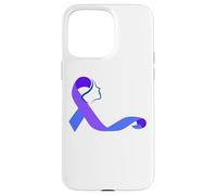 Suicide Survivor Ribbon Donne Prevenzione Viola Blu Nastri Custodia per iPhone 15 Pro Max