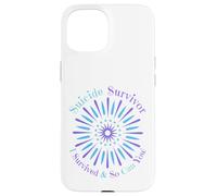 Suicidio Sopravvissuto Consapevolezza Prevenzione Mese Mamma Papà Bambino Amore Custodia per iPhone 15