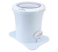 suick Asciugabiancheria a Mano, Asciugabiancheria Manuale Ergonomico Elettrico Gratuito Portatile Staccabile Grande capacità per Dormitori (Blu)