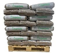 Suinga - 300 kg di pellet di legno 100% naturale per riscaldamento, 20 sacchi da 15 kg, Uso pratico, conveniente ed efficiente