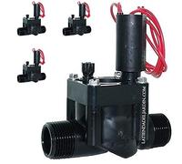 Suinga Confezione da 4 elettrovalvola PGV-100MM Hunter 1" 24V Filettatura maschio compatibile con qualsiasi programmatore nero