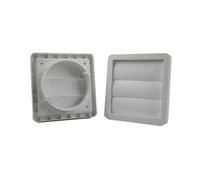 Suinga Finestra di uscita mista Ø100 mm 55x110 mm | Accessorio di estrazione ignifuga | Autoestinguente | Alta efficienza per la ventilazione