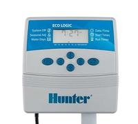 Suinga Hunter ELC 6 - Programmatore di irrigazione automatico, Eco Logic 6 stazioni, per interni, 230 V CA, bianco