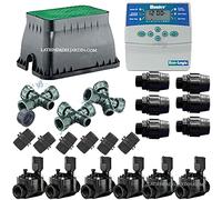 Suinga Kitirrigazione automatico 6 zone elettriche con timer elettrovalvole e accessori.