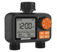 Suinga Programmatore di irrigazione Pro-Dial | Timer per rubinetto digitale da giardino (2 uscite)