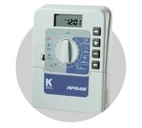 Suinga Programmatore Irrigazione RPS46 4 Zone Interno K-Rain | Irrigazione automatica per giardino | Timer per irrigazione elettrica