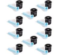 Suinga Set di 10 Ugelli HE-Van-15 per irrigatore R. Bird, alta efficienza e risparmio idrico. Portata da 4 m a 4,6 m, nero
