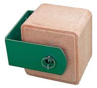 Suinga Supporto Metallico Resistente e Durevole per Blocco di Sale per Cavalli - Ideale per Sale Minerale e Fissaggio a Parete