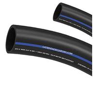 Suinga Tubo irrigazione 25mm PN 10 in polietile ad alta desità PE100, rotolo da 100 metri, adatta all'uso acqua potabile, nero