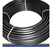Suinga Tubo irrigazione 40mm PN 16 in polietile ad alta desità PE100, rotolo da 25 metri, adatta all'uso acqua potabile, nero