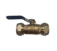 Suinga Valvola leva per tubo multistrato di compressione, 16 mm, senza necessità di macchina pressatrice, grigio