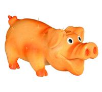 Suino spazzola giocattolo per cani 10 cm rosa