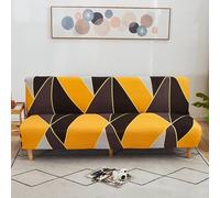 SUIOKPO Copridivano Senza Braccioli, 2-3 Posti Elastico Scudo Copridivano Pieghevole per Divano Elasticizzata in Spandex, Copridivano Impermeabile Copridivano,Style 1,L