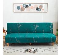 SUIOKPO Copridivano Senza Braccioli, 2-3 Posti Elastico Scudo Copridivano Pieghevole per Divano Elasticizzata in Spandex, Copridivano Impermeabile Copridivano,Style 12,L