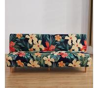 SUIOKPO Copridivano Senza Braccioli, Copridivano 3 Posti Senza Braccioli Elasticizzato Universale, Copridivano Impermeabile, Copridivano AntiGraffio per Casa Soggiorno Casa,Style 3,S