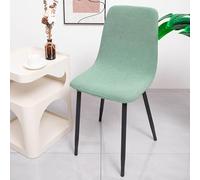 SUIOKPO Coprisedie con Schienale 1/2/4/6/8 Pezzi Elasticizzato, Nordico Sedia Scandinave Fodere Coprisedia per Sala da Pranzo Copertura per Soggiorno, Cucina, Casa Décor, Hotel, Festa,Verde,1 PCS