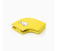 SUIOPPYUW Baby pieghevole vasino riutilizzabile lavabile coprisedile ragazze bambini che viaggiano antiscivolo toilette anello seduta pad accessorio, Giallo