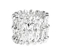 SUIOPPYUW Bracciale Anello Gioielli eleganti Matrimoni Anniversari Natale e festeggiare l'amore con gli amici Anelli retrattili 2 in 1 La coppia retrattile due in Festa Lavoro