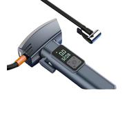 SUIOPPYUW Compressore per gonfiaggio pneumatici senza fili,grigio | auto Pressione 150 PSI Veloce ed efficiente Leggero