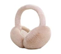 SUIOPPYUW Cuffie antirumore Bluetooth nere Cuffie antirumore lavorate a maglia invernali calde in pelliccia sintetica Cuffie invernali in peluche per il tempo freddo per le donne, D